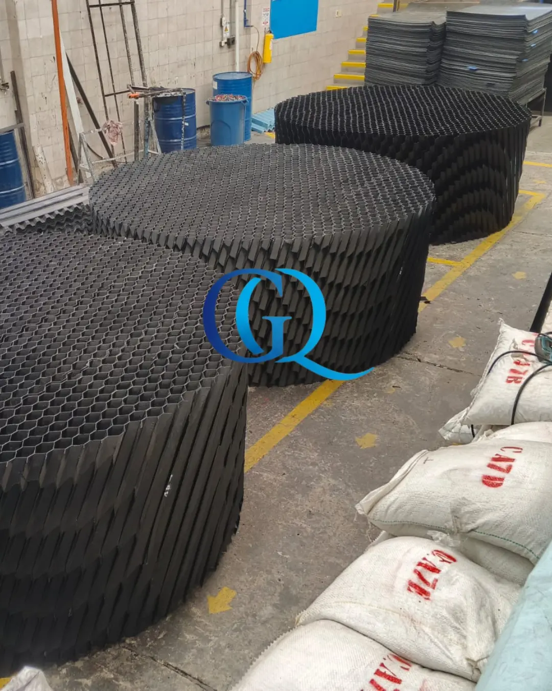 Módulos de sedimentación tipo colmena fabricados por Grupo Quimiplantas